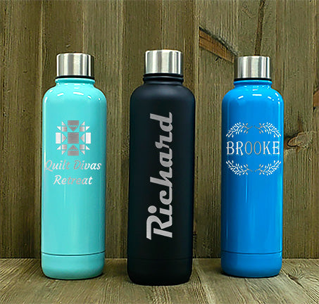 Laser Engraved Water Bottles